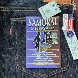 Samurai jeans never worn w tags. 19oz boot cut